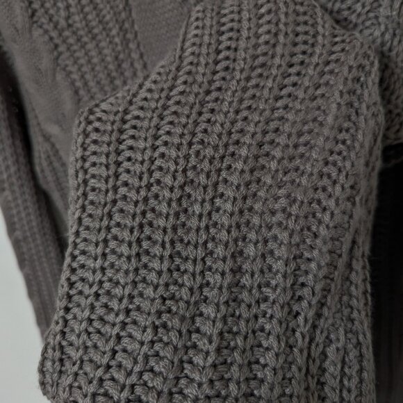 Amalli Talli Grey Knit Turtleneck Sweater size Medium Tall - Picture 10 of 10